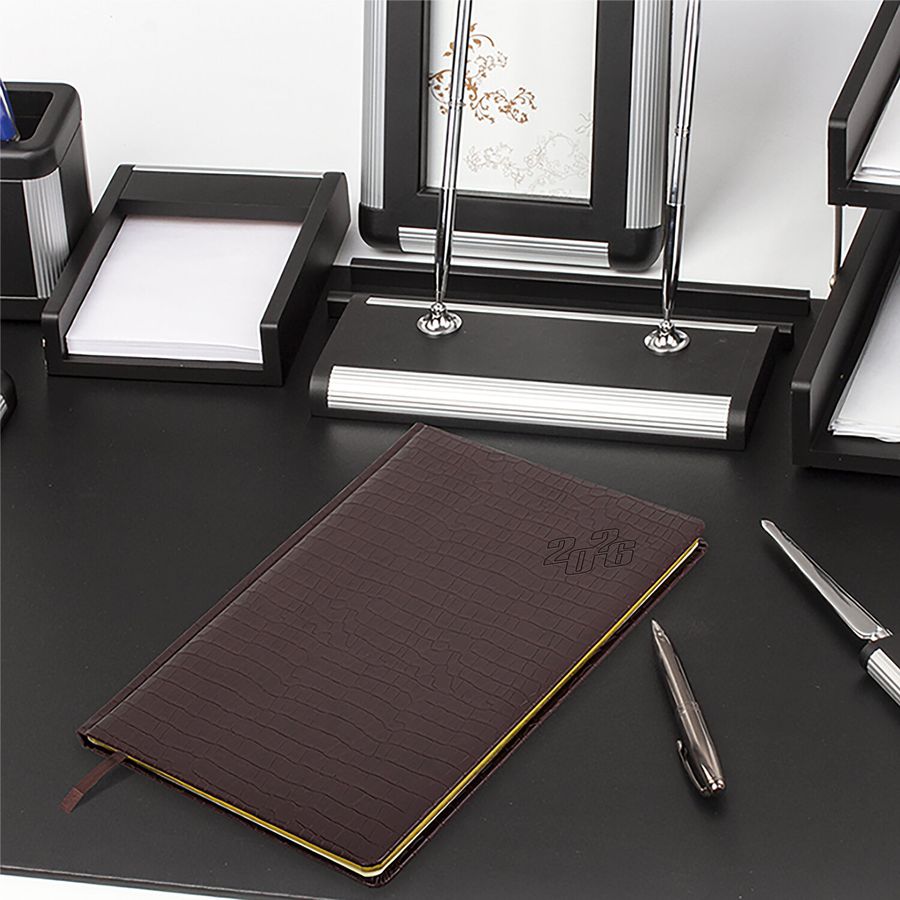 Еженедельник датированный 2026 БОЛЬШОЙ ФОРМАТ 210х297 мм, А4 BRAUBERG