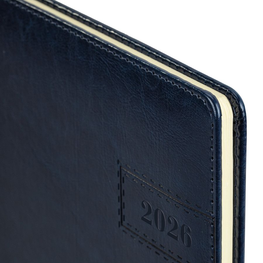 Еженедельник датированный 2026, БОЛЬШОЙ ФОРМАТ 210х297 мм, А4, BRAUBERG