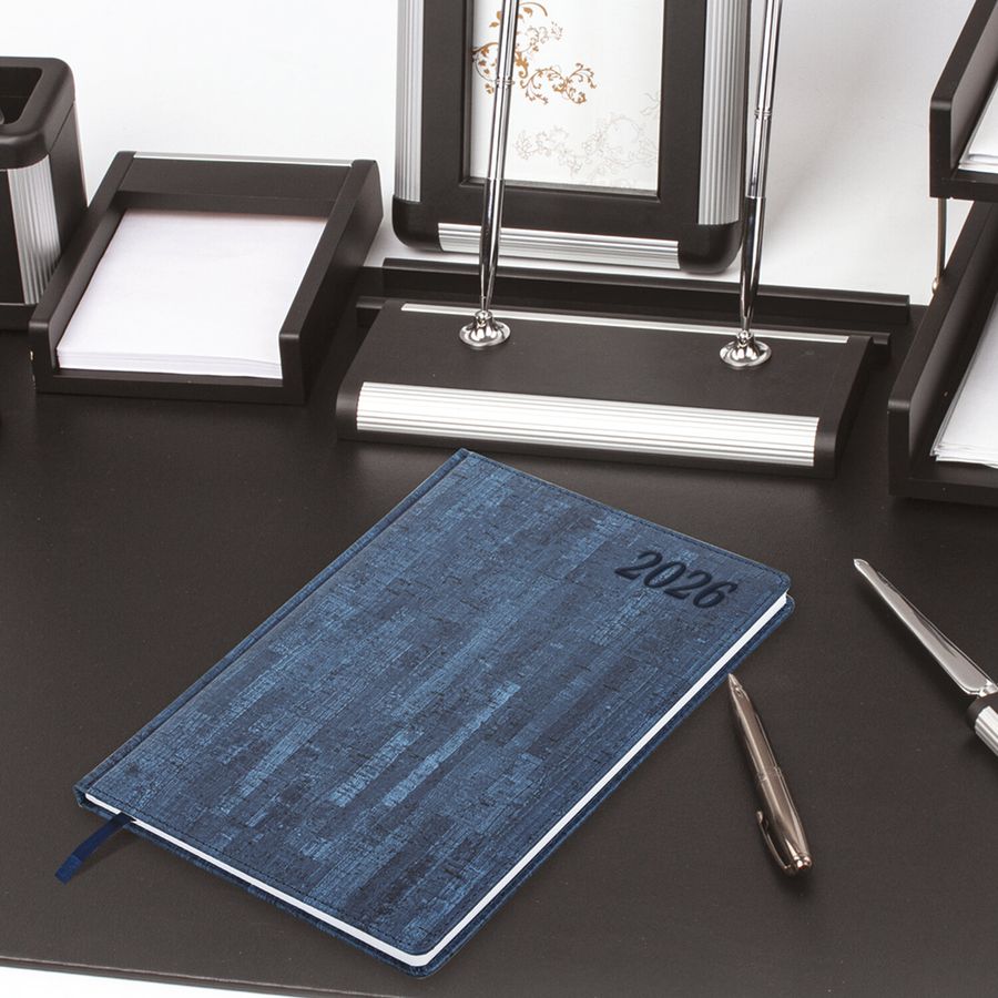 Еженедельник датированный 2026 БОЛЬШОЙ ФОРМАТ 210х297 мм, А4 BRAUBERG 