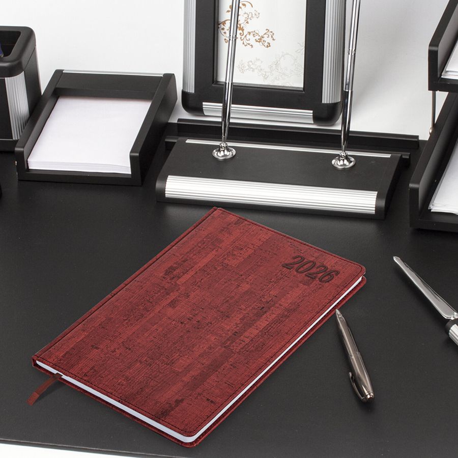 Еженедельник датированный 2026 БОЛЬШОЙ ФОРМАТ 210х297 мм, А4 BRAUBERG