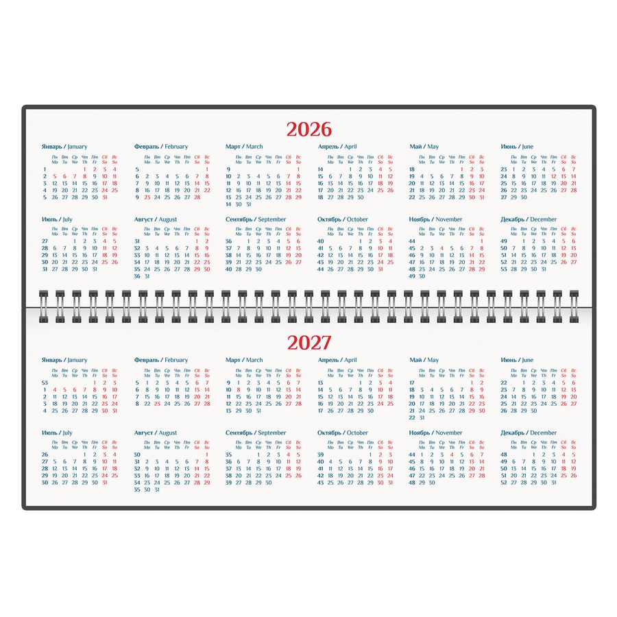 Планинг датированный 2026 305х140 мм GALANT