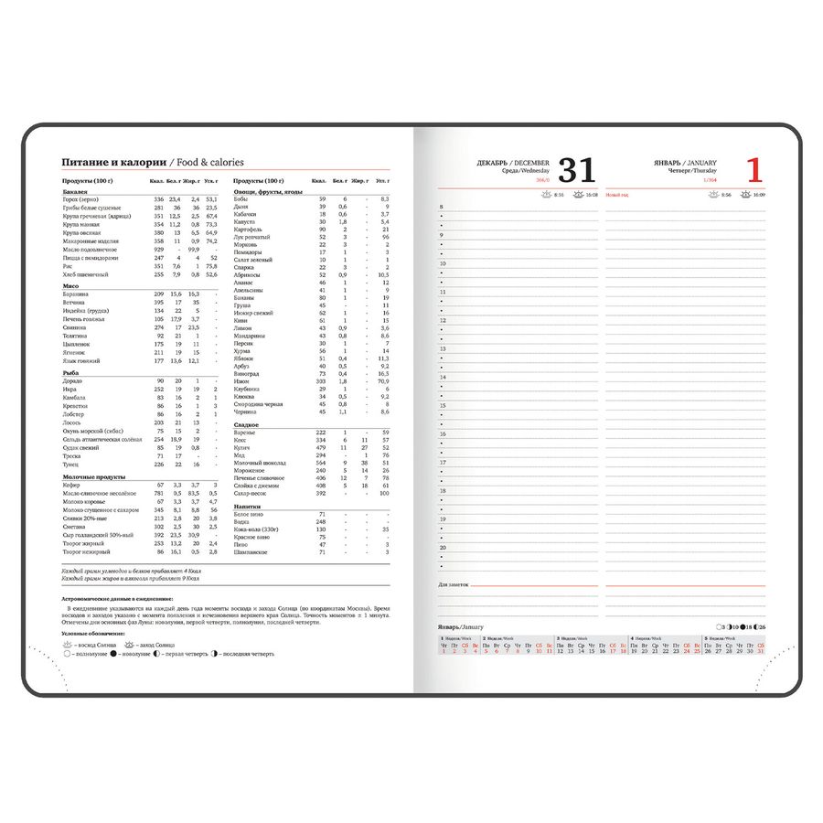 Ежедневник датированный 2026 БОЛЬШОЙ ФОРМАТ 210х297 мм, А4, BRAUBERG 