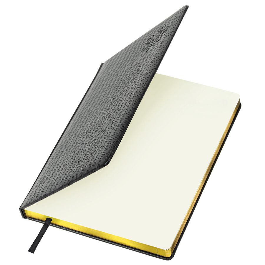 Ежедневник датированный 2026 БОЛЬШОЙ ФОРМАТ 210х297мм А4, BRAUBERG Comodo, под кожу, черный