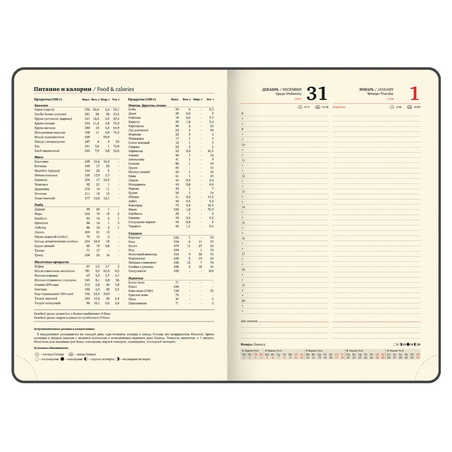 Ежедневник датированный 2026 БОЛЬШОЙ ФОРМАТ 210х297 мм, А4, BRAUBERG 