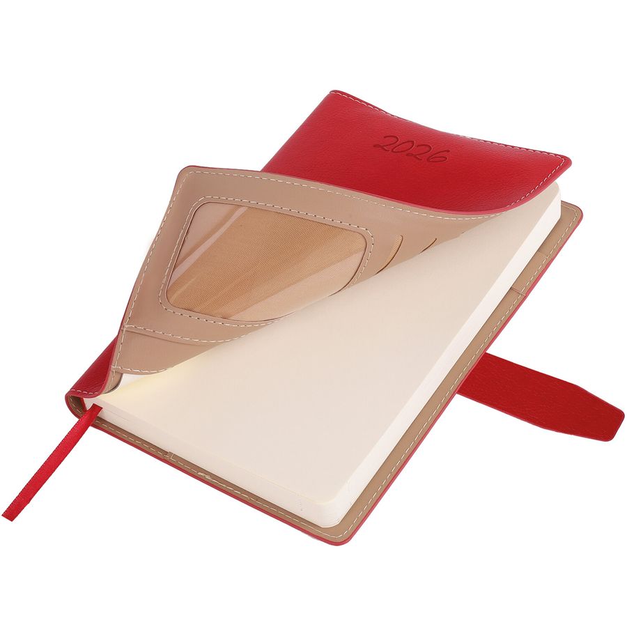 Ежедневник датированный 2026, А5, 143х218 мм, BRAUBERG 