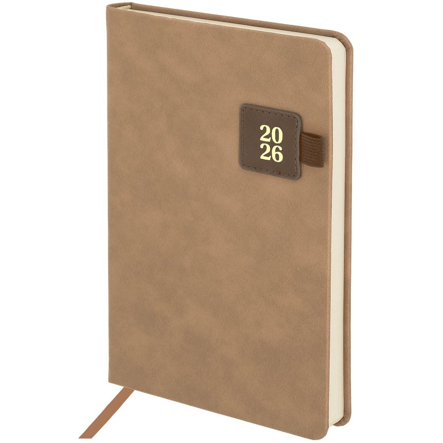 Ежедневник датированный 2026 А5 138х213 мм, BRAUBERG 