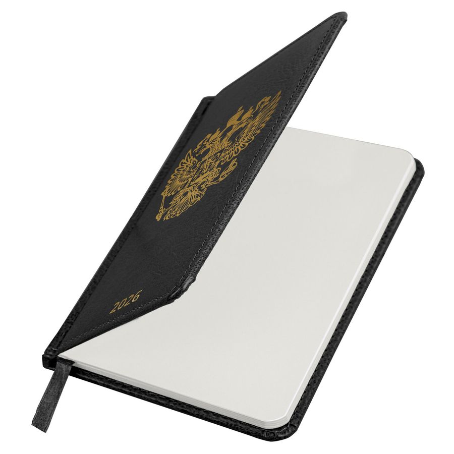 Ежедневник датированный 2026 А5 138х213 мм, BRAUBERG