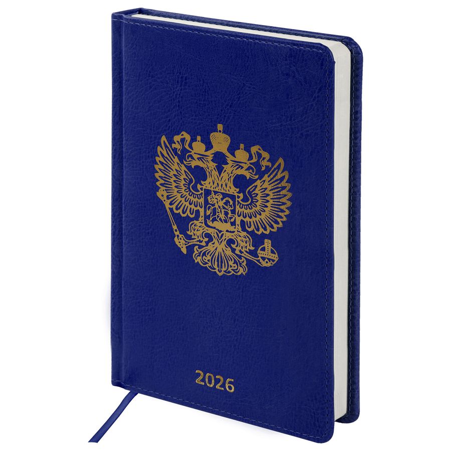 Ежедневник датированный 2026 А5 138х213 мм, BRAUBERG