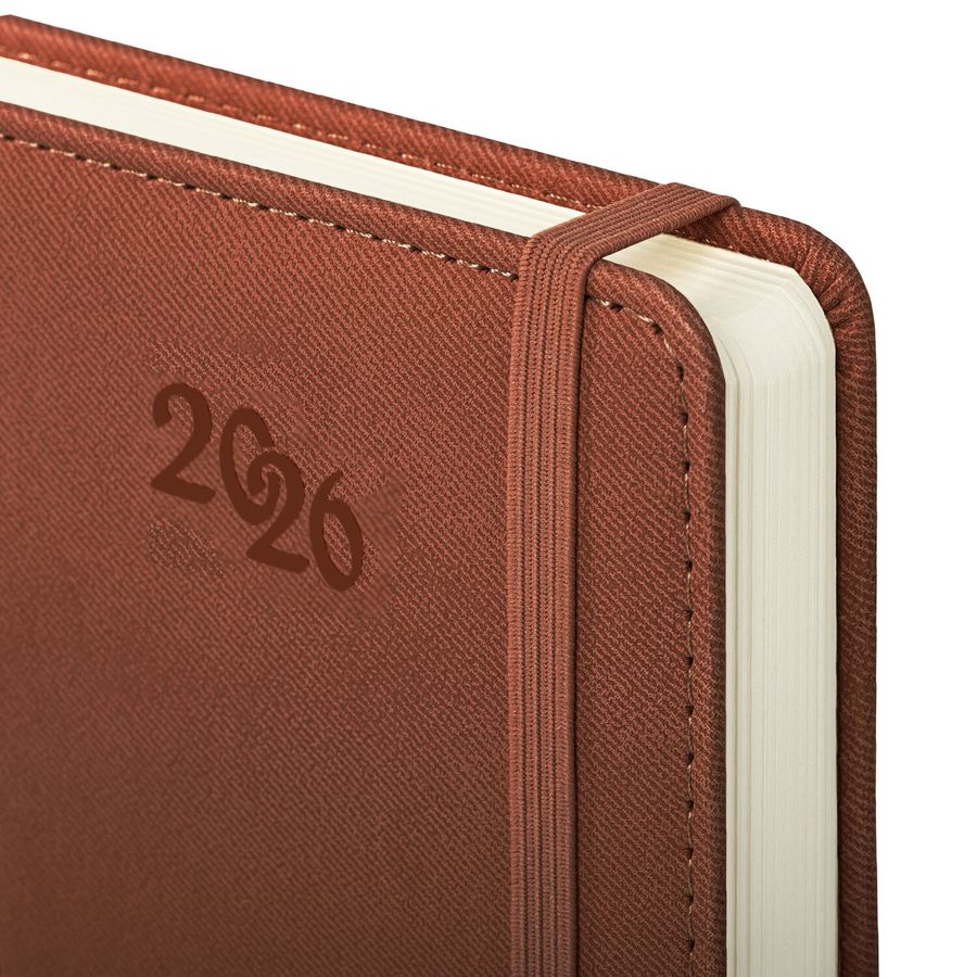 Ежедневник датированный 2026, А5, 138x213 мм, BRAUBERG 