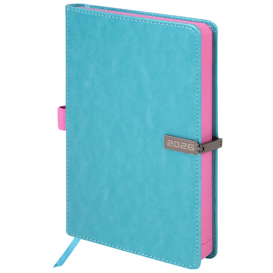 Ежедневник датированный 2026 А5 138x213 мм, BRAUBERG 