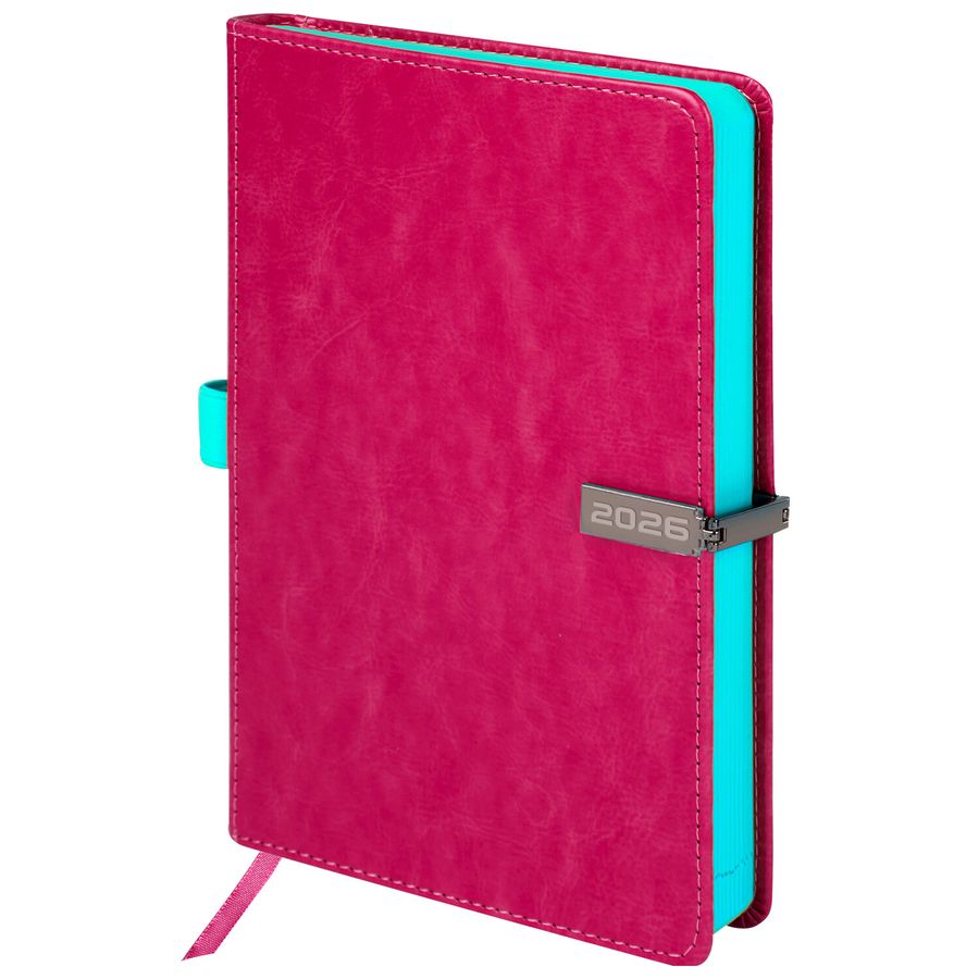 Ежедневник датированный 2026 А5 138x213 мм, BRAUBERG 