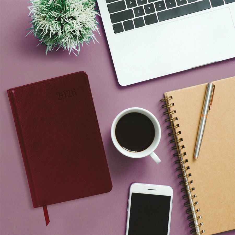 Ежедневник датированный 2026, А5, 138х213 мм, BRAUBERG 