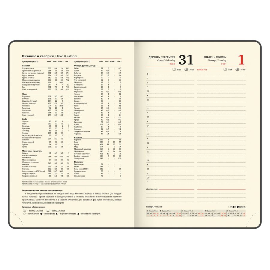 Ежедневник датированный 2026, А5, 151х213 мм, BRAUBERG "Note", под кожу, держатель для ручки, коричневый