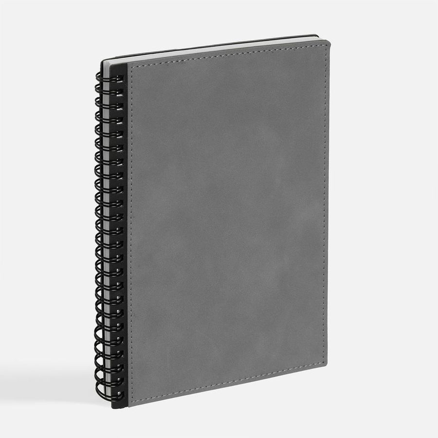 Ежедневник Notera недатированный серый