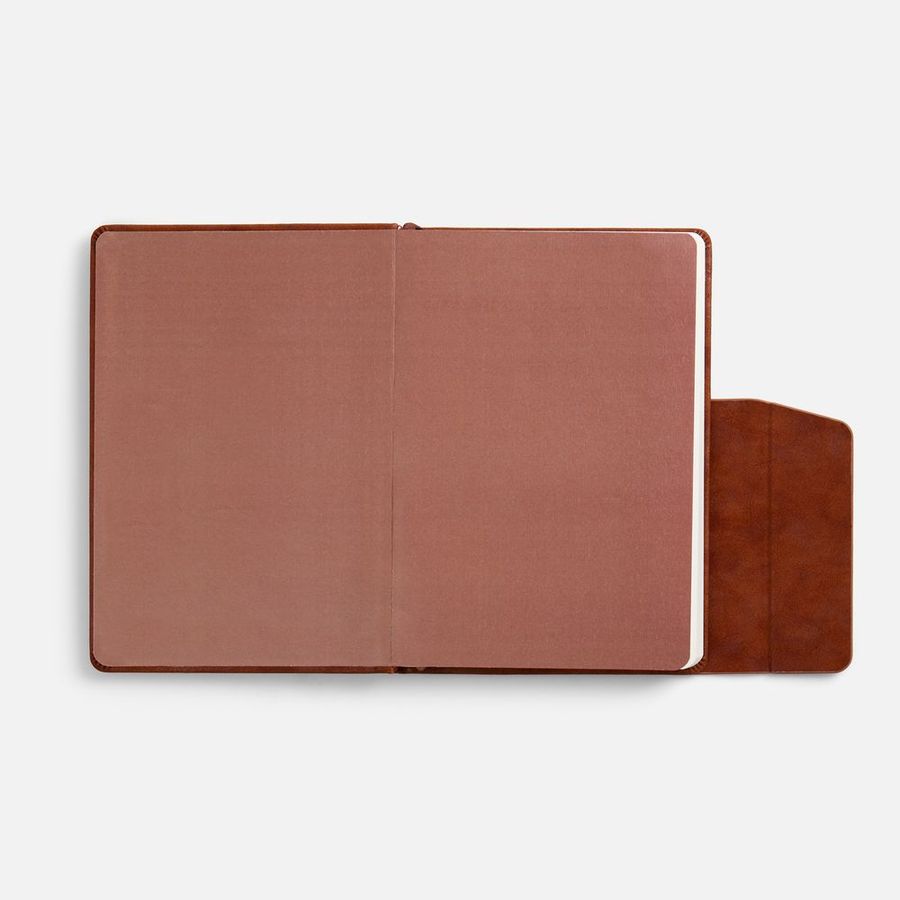 Ежедневник Leadmark недатированный коричневый