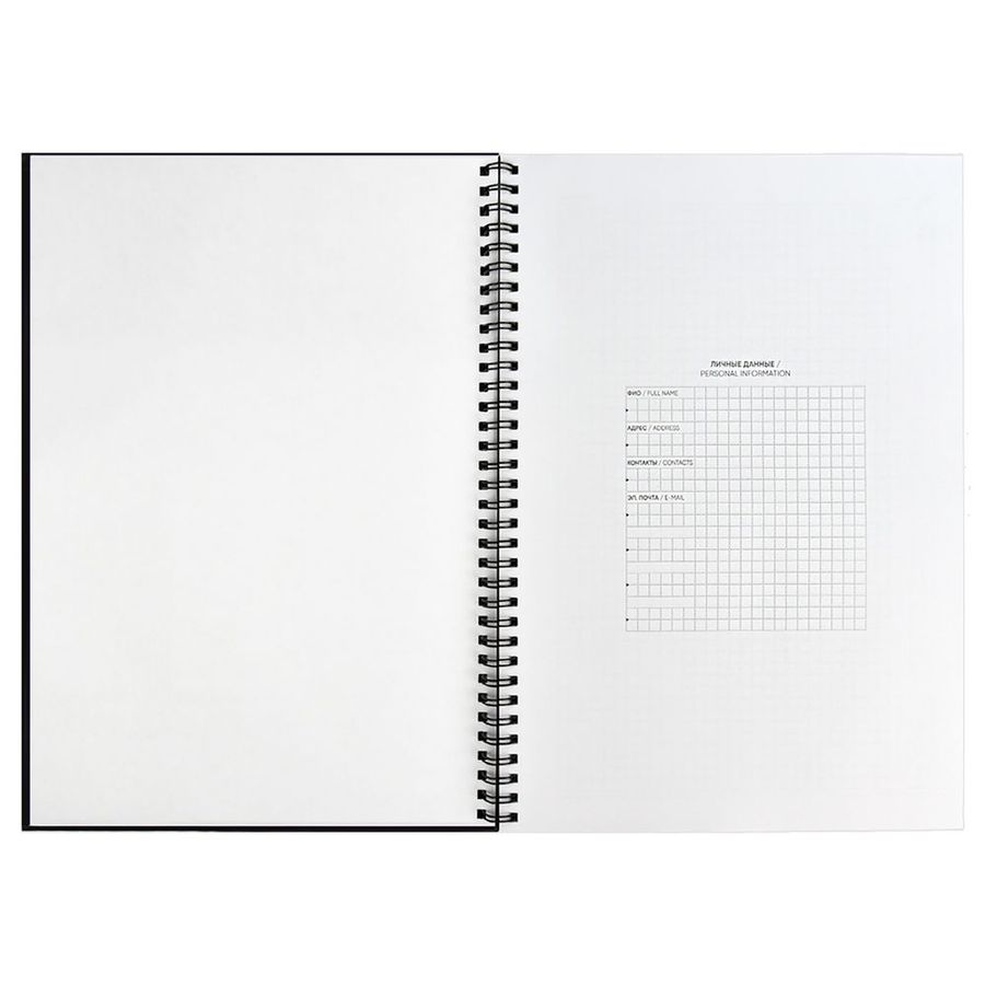 Ежедневник Notera Maxi недатированный черный