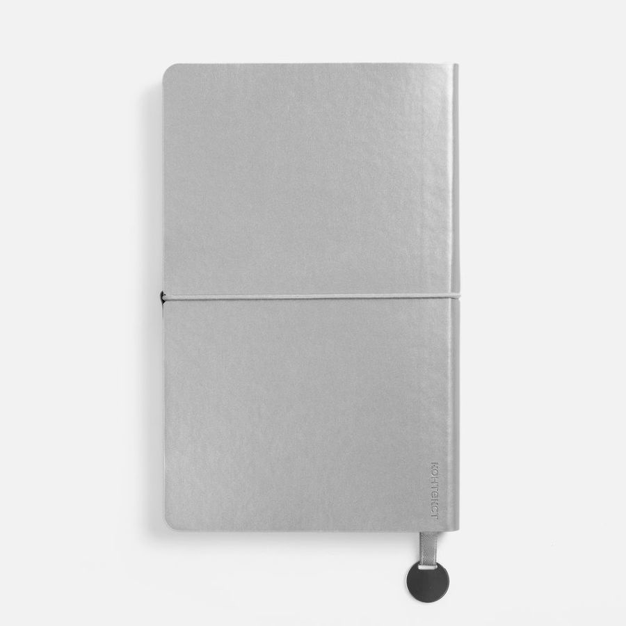 Ежедневник Waltz недатированный серебристый