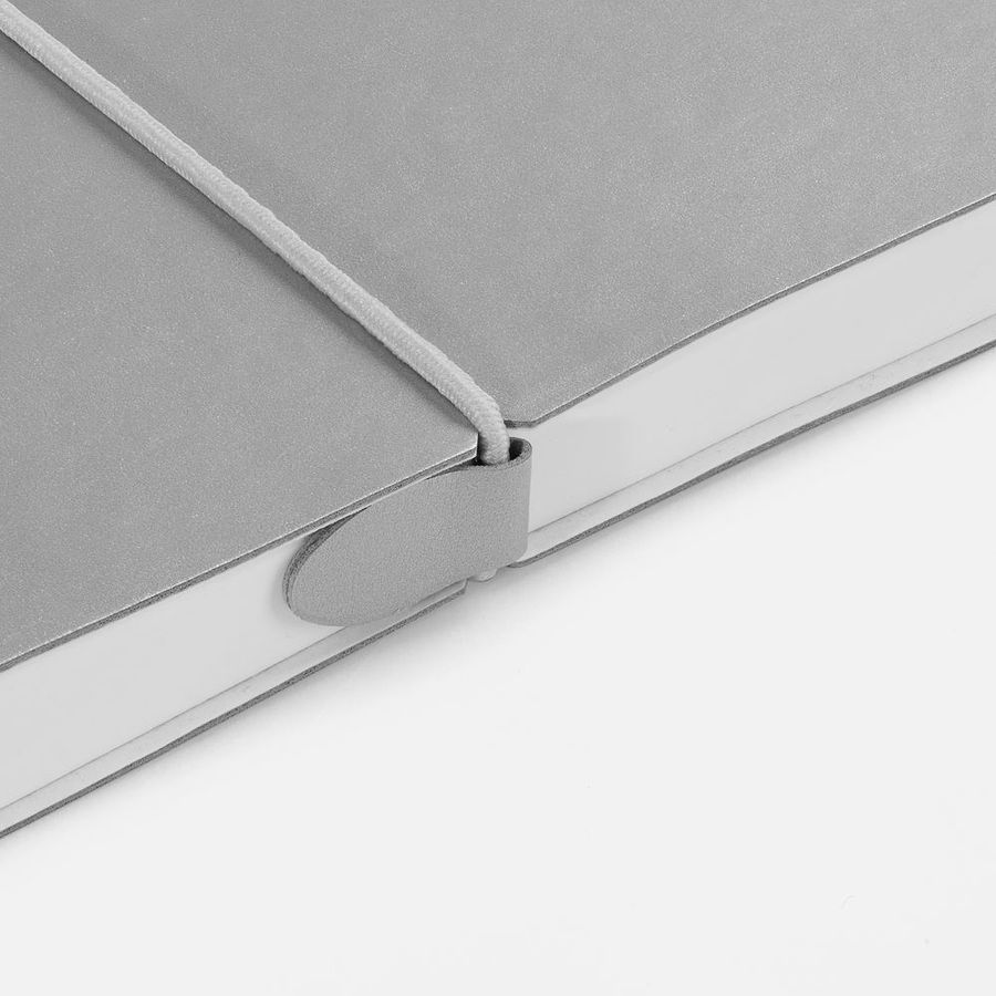 Ежедневник Waltz недатированный серебристый