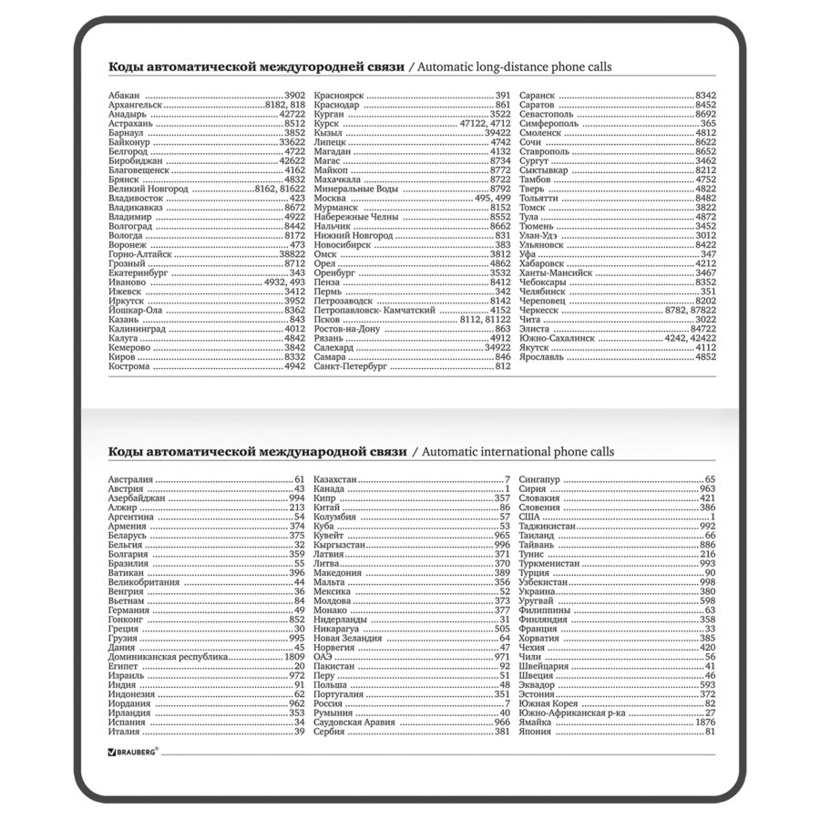 Еженедельник недатированный с резинкой 171х93 мм, BRAUBERG, твердый, 64 л., "Minimal", голубой