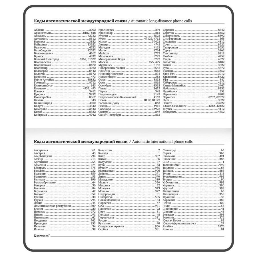 Еженедельник недатированный с резинкой 171х93 мм, BRAUBERG, твердый, 64 л., "Minimal", серый