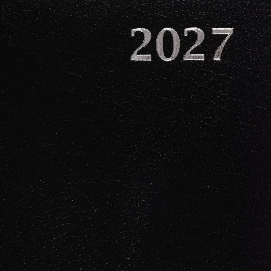 Ежедневник датированный 2027 Attache А5 168л 138x213мм балакрон черн