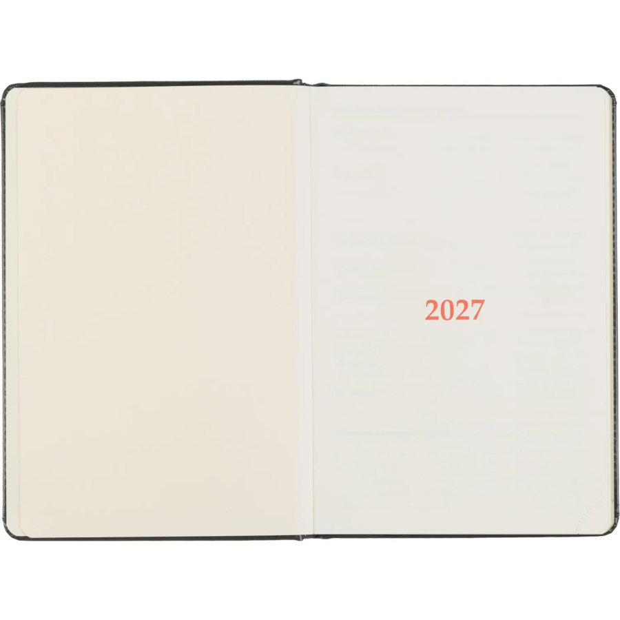 Ежедневник датированный 2027 Attache А5 168л 143x210 зелен(золотистый срез)