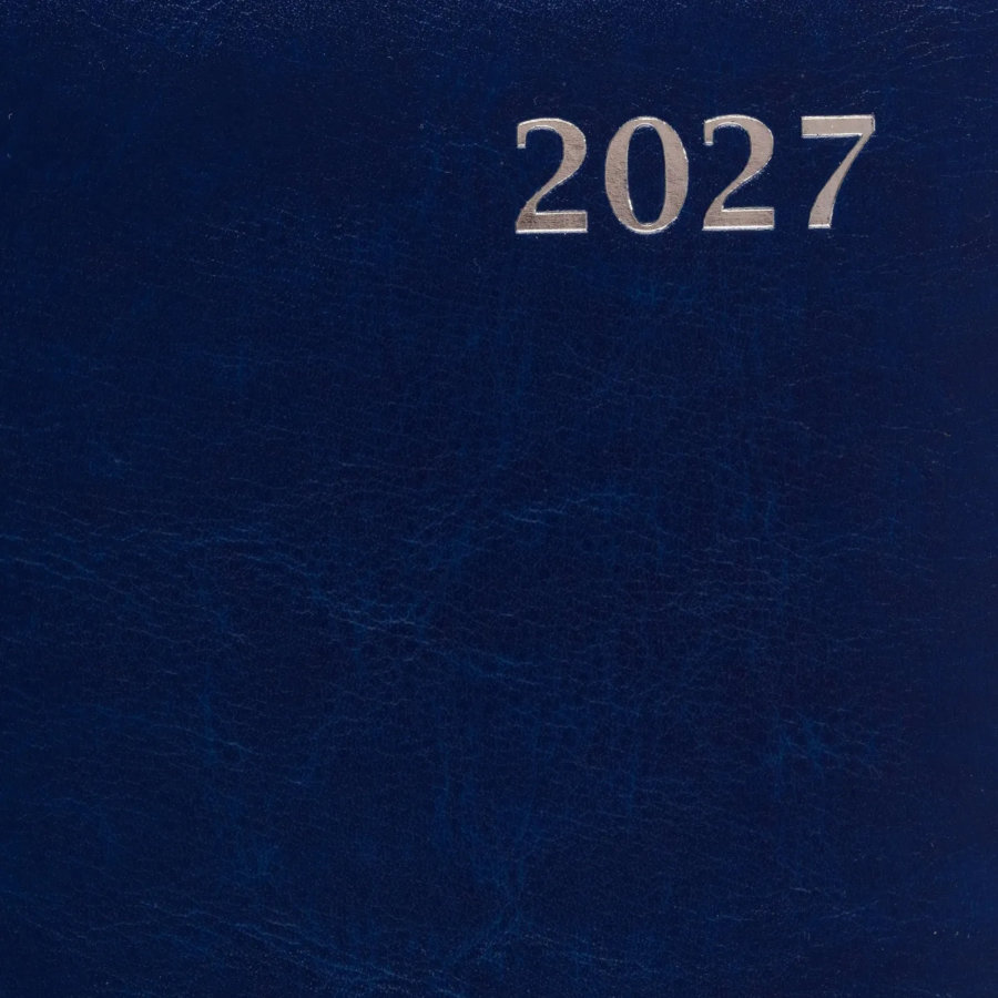 Ежедневник датированный 2027 Attache АГЕНДА А5 168л 138x213мм темно-синий