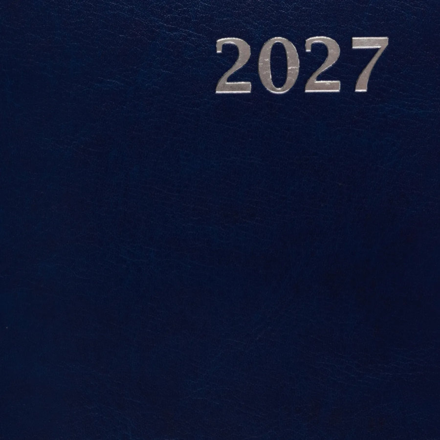 Ежедневник датированный 2027 Attache АГЕНДА А6 168л 100x150мм темно-синий
