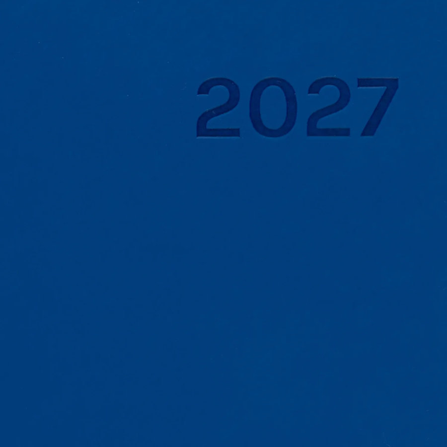Ежедневник датированный 2027 Attache СОФТ ТАЧ А5 140х200мм 168л синий