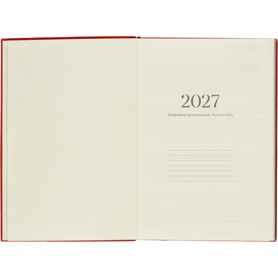 Ежедневник датированный 2027 IF 140x200мм 176л мягк Дереза I1938/red