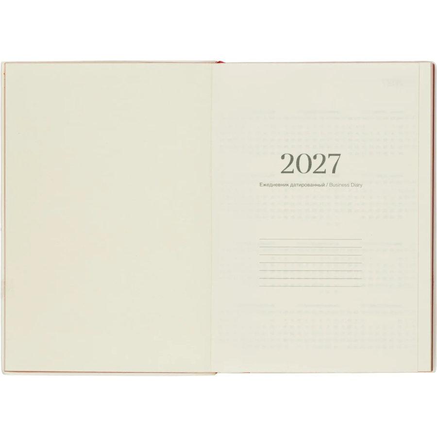 Ежедневник датированный 2027 IF 140x200мм 176л мягк Дереза I1938/white