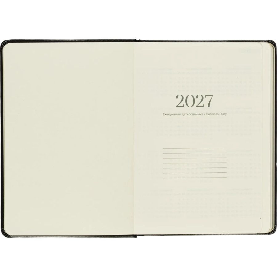 Ежедневник датированный 2027 IF 140x200мм 176л тверд Британия I1910/black