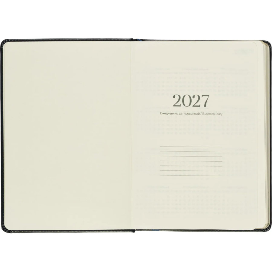 Ежедневник датированный 2027 IF 140x200мм 176л тверд Британия I1910/blue