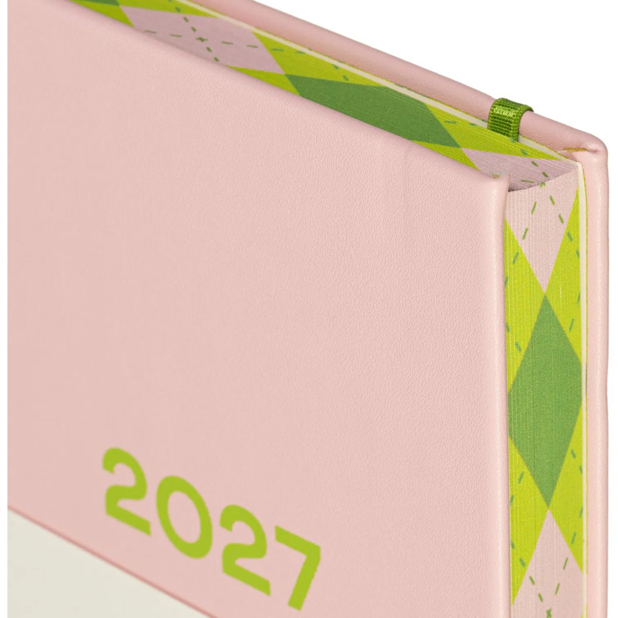 Ежедневник датированный 2027 IF 140x200мм 176л тверд с рез Цвет I1917/pink