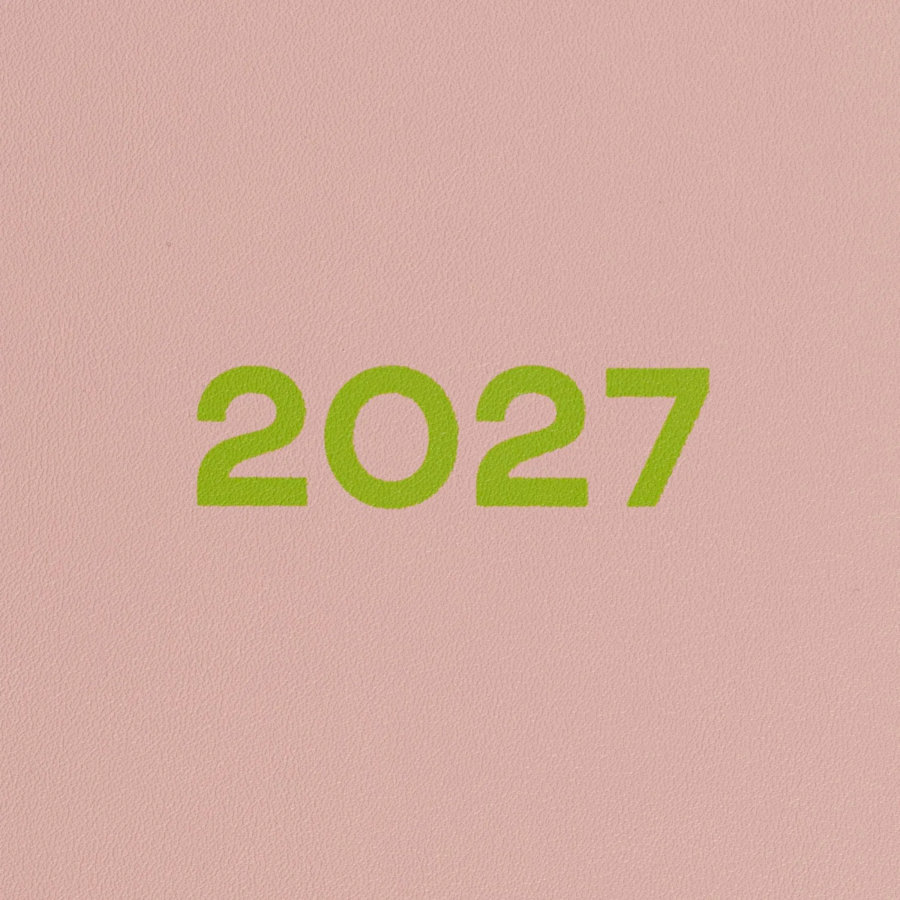 Ежедневник датированный 2027 IF 140x200мм 176л тверд с рез Цвет I1917/pink