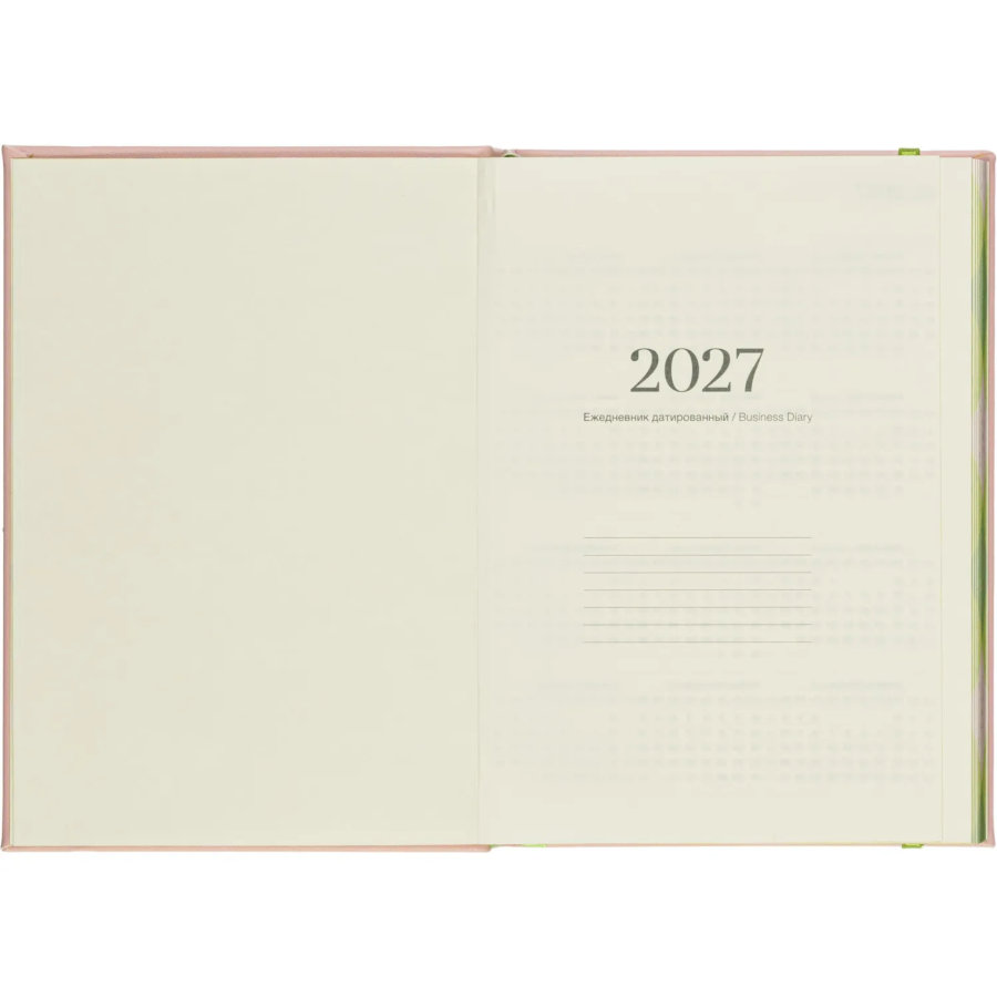 Ежедневник датированный 2027 IF 140x200мм 176л тверд с рез Цвет I1917/pink