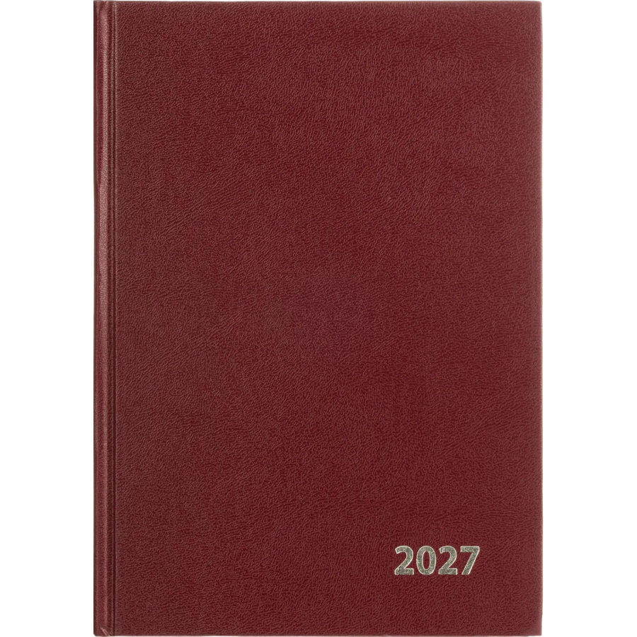 Ежедневник датированный 2027 Выбор есть, А5, 160л, бумвинил бордо