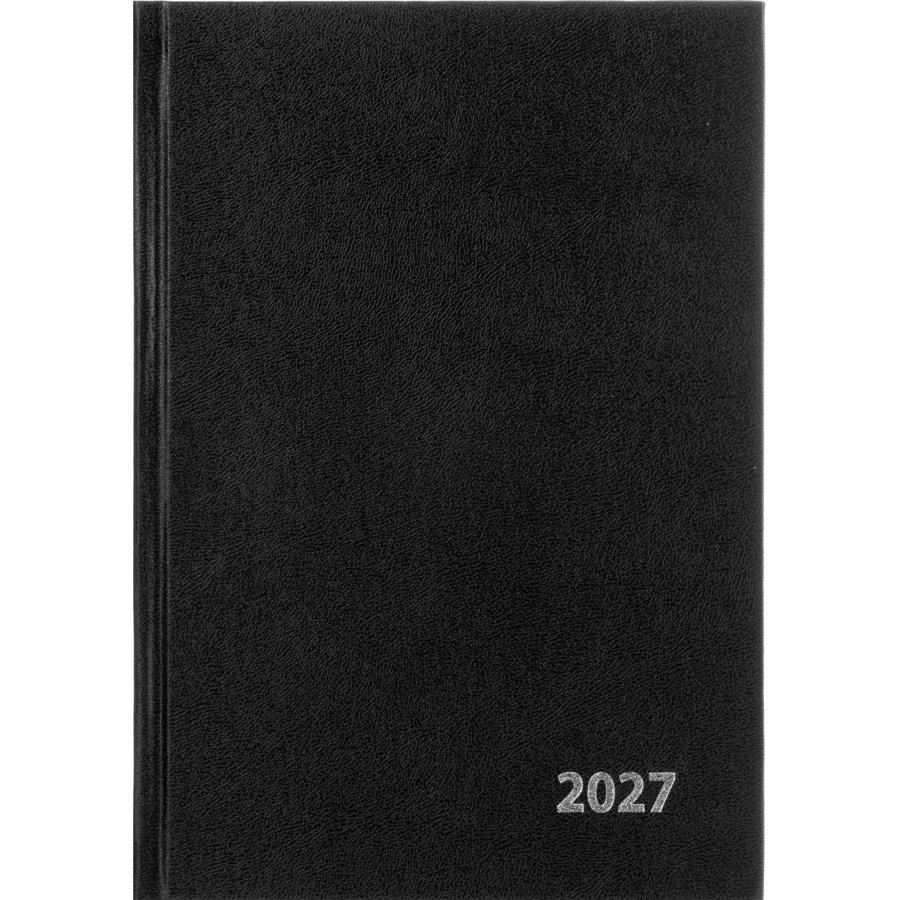 Ежедневник датированный 2027 Выбор есть, А5, 160л, бумвинил, черный