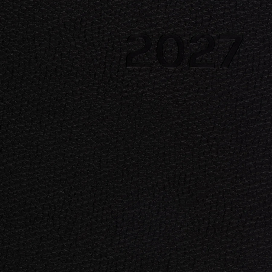 Ежедневник датированный 2027 ИМИДЖ Attache А5,168л,138x213мм,иск.кожа,черн