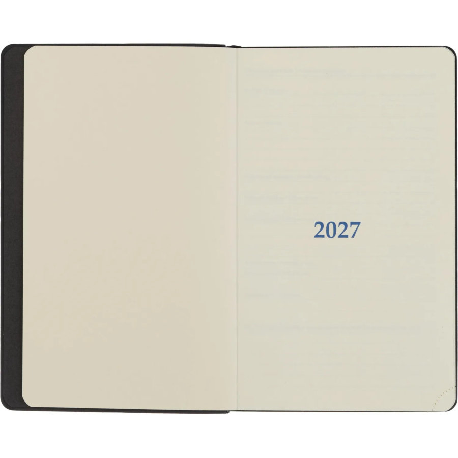 Ежедневник датированный 2027 ИМИДЖ Attache А5,168л,138x213мм,иск.кожа,черн
