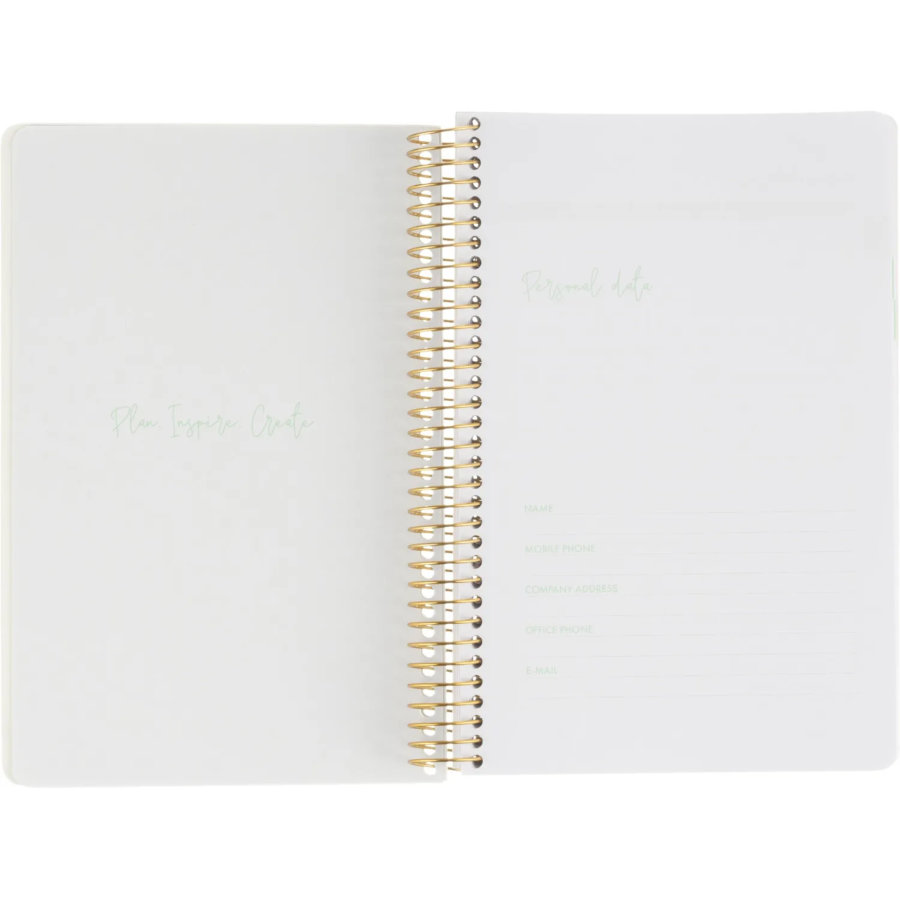 Ежедневник недатированный CUTE DIARY А5,BV,136,ИРИСЫ, зол.греб, 3-701/15