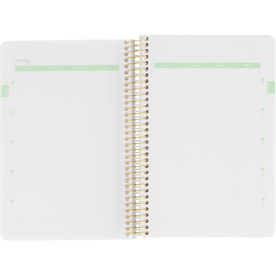Ежедневник недатированный CUTE DIARY А5,BV,136,ИРИСЫ, зол.греб, 3-701/15