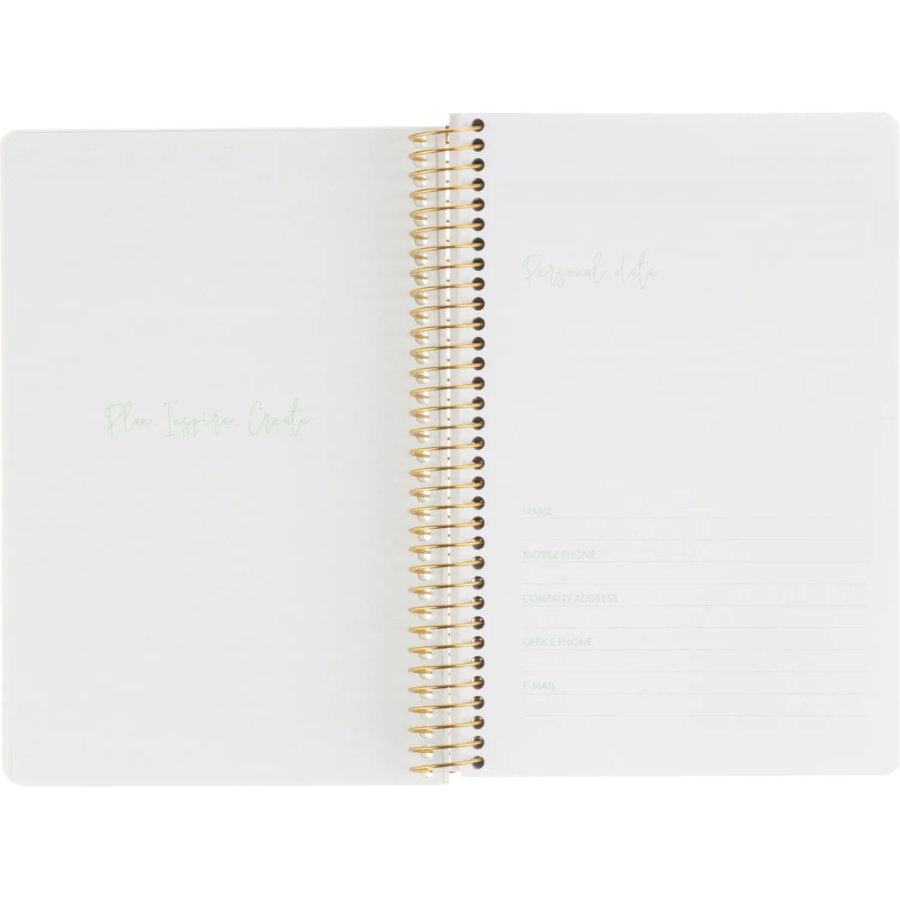 Ежедневник недатированный CUTE DIARY А5,BV,136,ПИОН,зол.греб,3-701/10