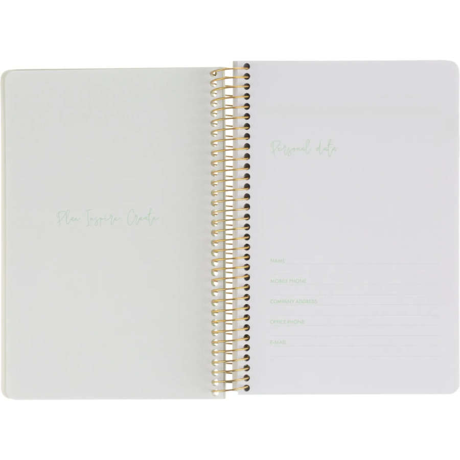 Ежедневник недатированный CUTE DIARY А5,BV,136,лес.яг,зол.греб,3-701/12