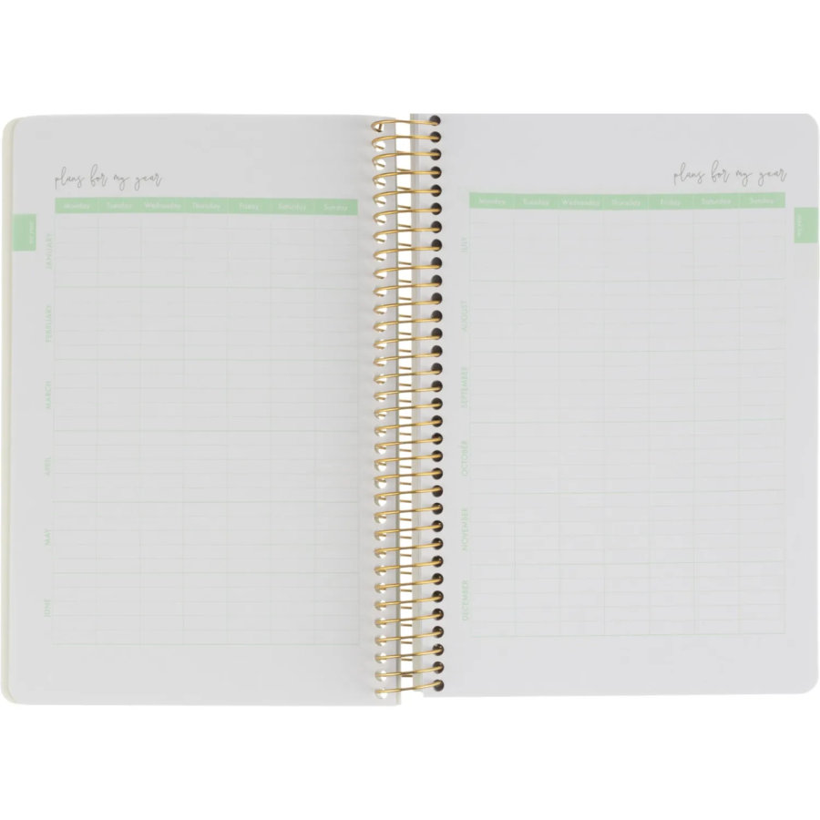 Ежедневник недатированный CUTE DIARY А5,BV,136,лес.яг,зол.греб,3-701/12