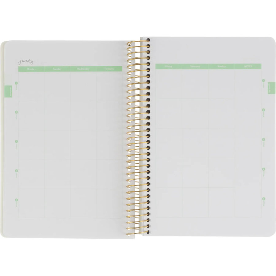 Ежедневник недатированный CUTE DIARY А5,BV,136,лес.яг,зол.греб,3-701/12