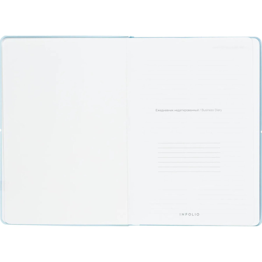 Ежедневник недатированный IF 140x200 160л мягк рез Конфеты I1864/light-blue