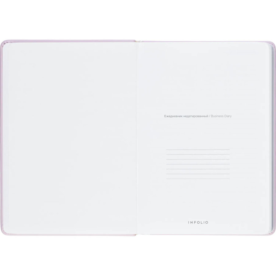 Ежедневник недатированный IF 140x200мм 160л тверд Краски I2000/pink