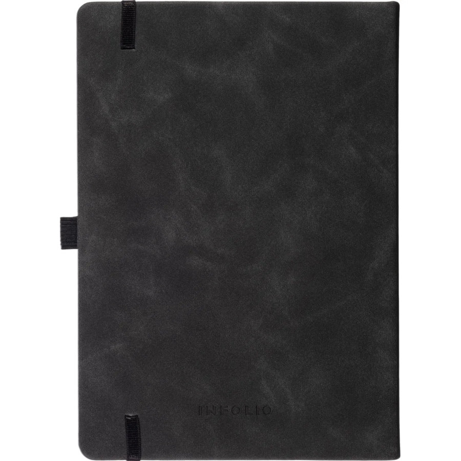 Ежедневник недатированный IF 140x200мм 160л тверд с рез Грация I1860/black