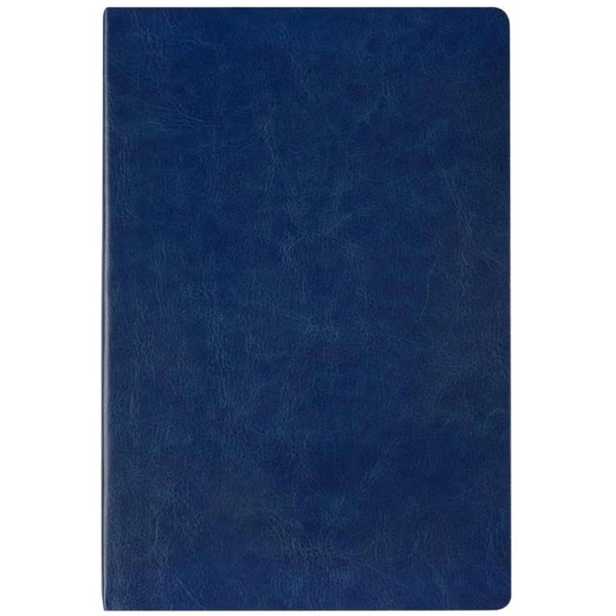 Ежедневник недатированный А5 МЕГАПОЛИС НЕБРАСКА гибк,син,сереб.обр.3-692/12